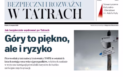 Góry to piękno, ale i ryzyko [Gazeta Wyborcza]