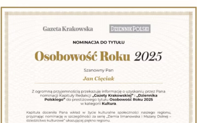 Nominacja do tytułu Osobowość Roku 2025 w kategorii „kultura” dla Prezesa Jana Cięciaka